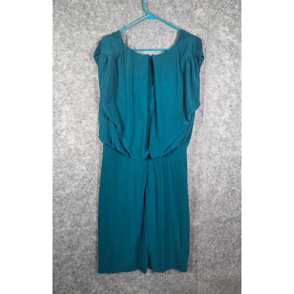 Adrianna Papell Women's Sleeveless Cocktail Party Dress Blue Size 12 Modest - Picture 6 of 11